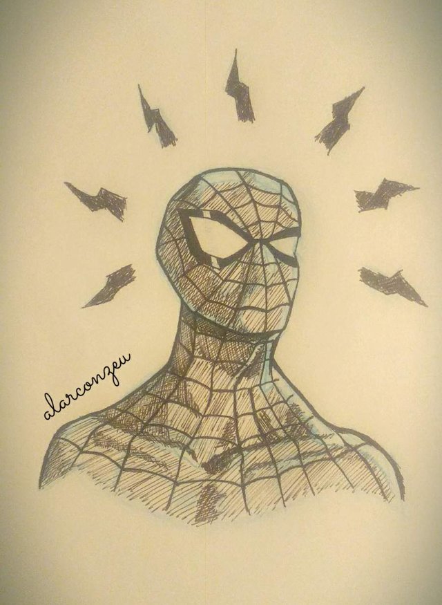 Dibujo | Spiderman - El hombre araña — Steemit