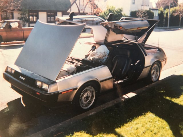 My beloved 1982 DeLorean I had for 12 years, which is probably RIP somewhere. 
