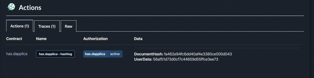 hashed data in blockchain