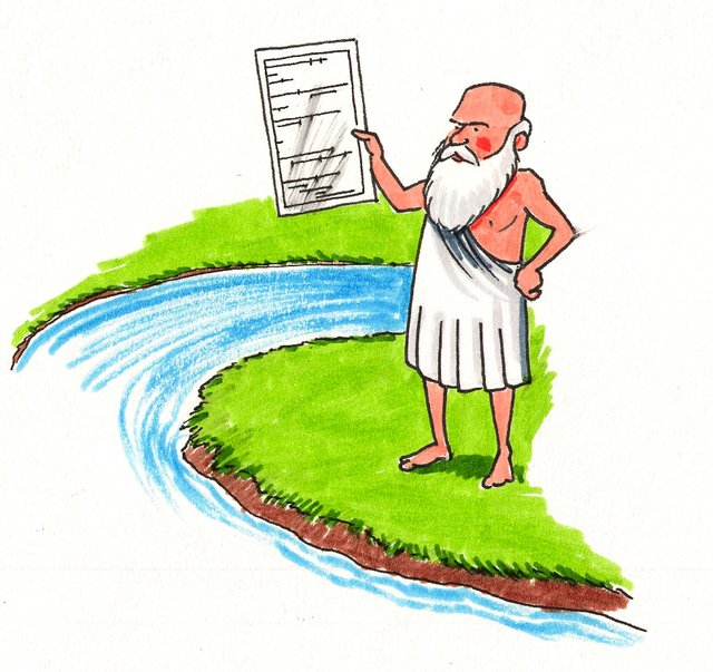 Image of Filozof u řeky