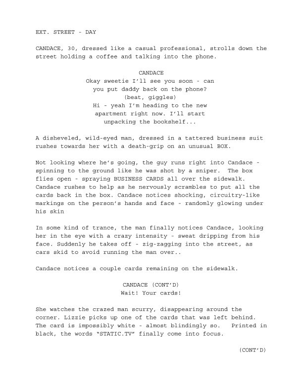 STATIC Script, Page 1