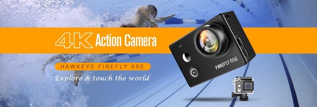 Gearbest Hawkeye Firefly 8SE 4K Action Camera. More information on the site ... 