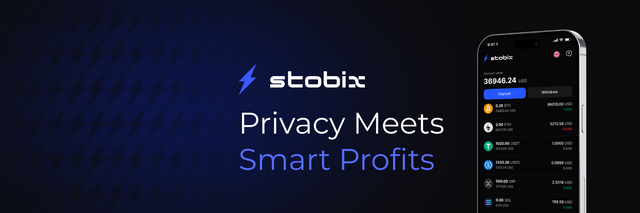 Stobix is a privacy-first protocol that combines AI and Dual Investments