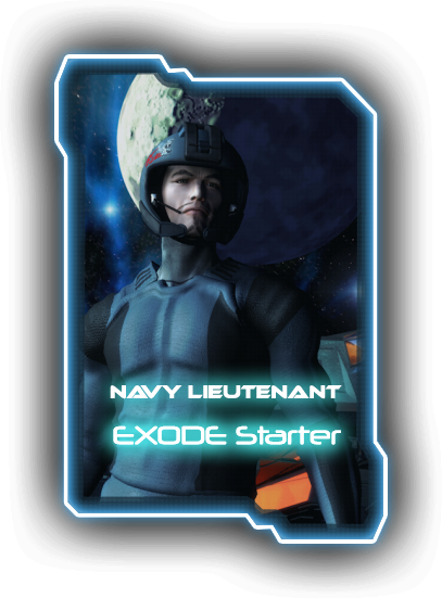 One of EXODE alpha starters: this one is the Navy Lieutenant Starter.