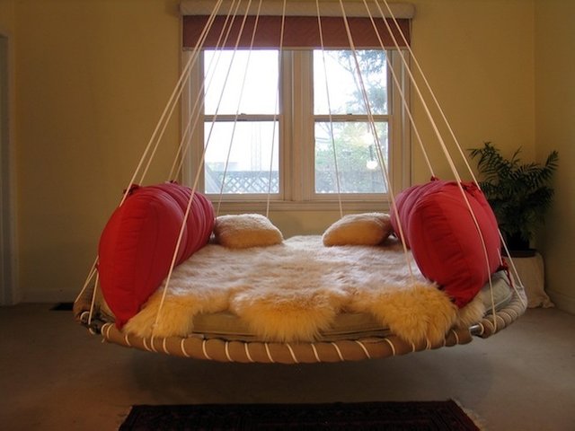 Trampoline bed swing sale