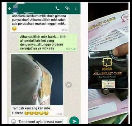 testi ayla breast care asli