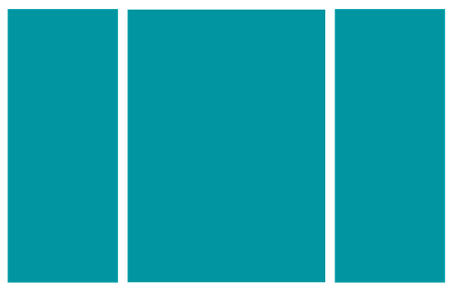 a visualization of the CSS grid template columns attribute