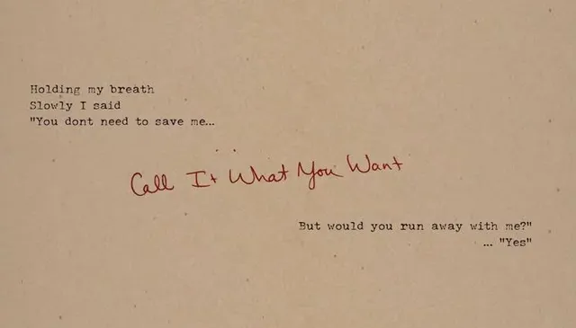 Taylor Swift Call It What You Want Lyrics