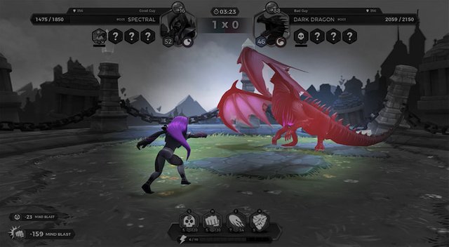 Preview Screenshot taken from War of Crypto battle.