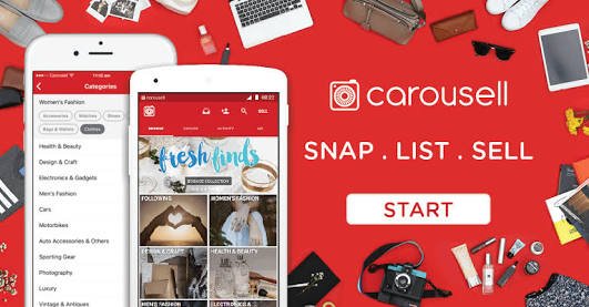 Image of Carousell app