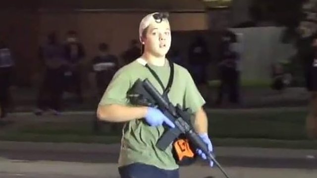 Kyle with the AR-15