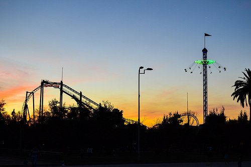 Sunset at the park