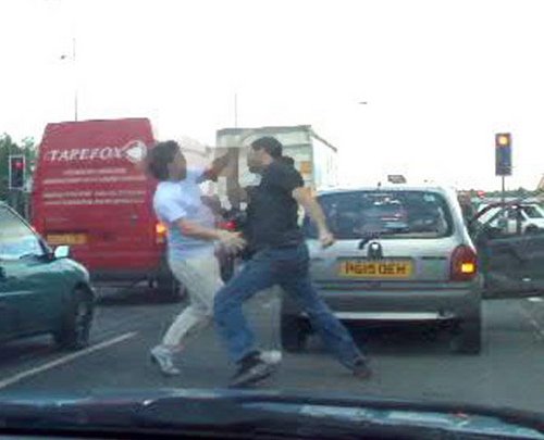 Road Rage Fight