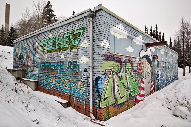 Vesijärvi Graffiti Building (220/365)