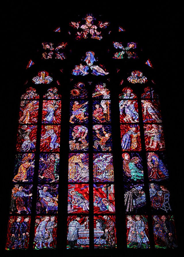 Stained glass of the cathedral