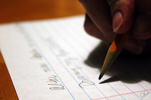 Writing? Yeah. by crdotx, on Flickr