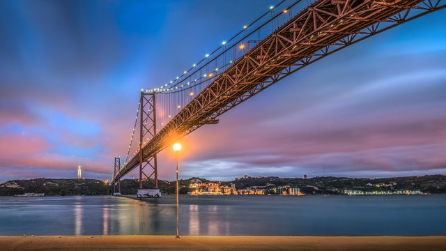 Across Lisbon's waters and sky