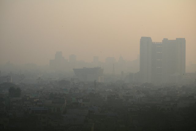 Smog over Delhi