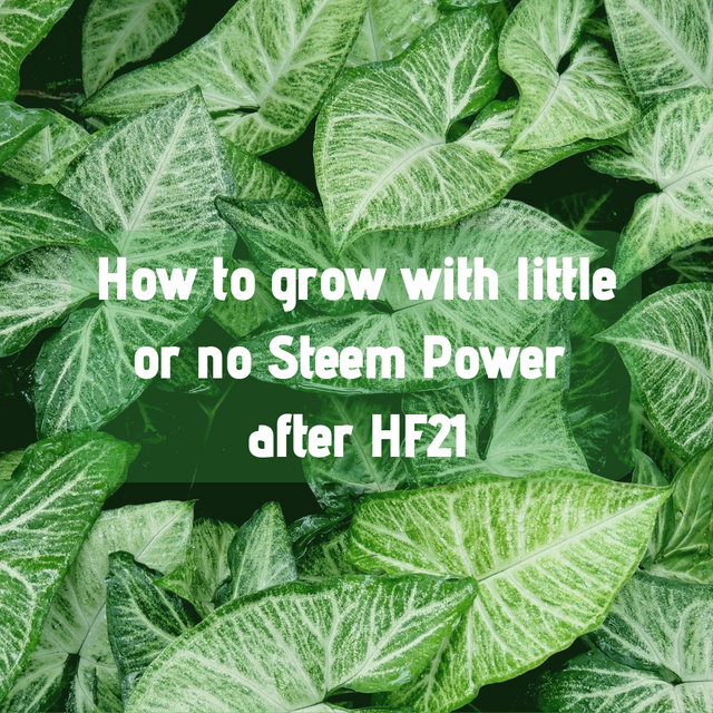 How to grow with little or no Steem Power after HF21.png