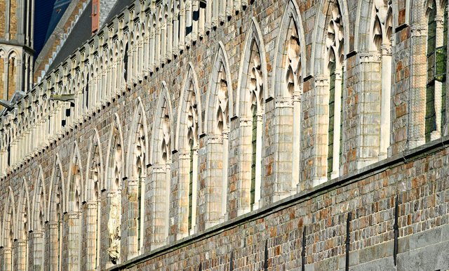 Windows of the Ypres Cloth Hall