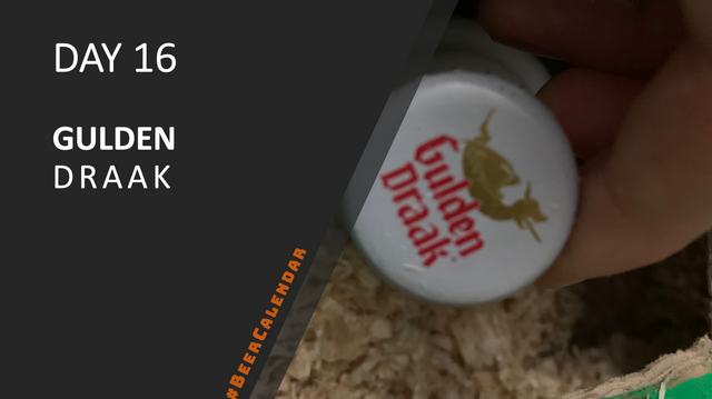 beercalendar day 16 with Gulden Draak.png