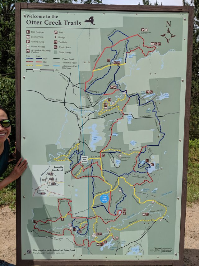Otter Creek Trails Map Adirondacks NY
