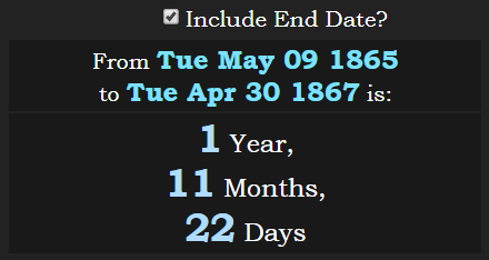 From end of American Civil War to Golden Gate at 265° day are 1y 11m 22d 11122.PNG