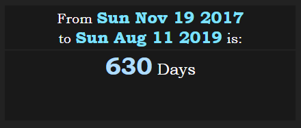 From Charles Manson death to August Eleven are 630 days.PNG