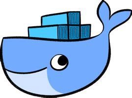Docker official logo, for illustration only.