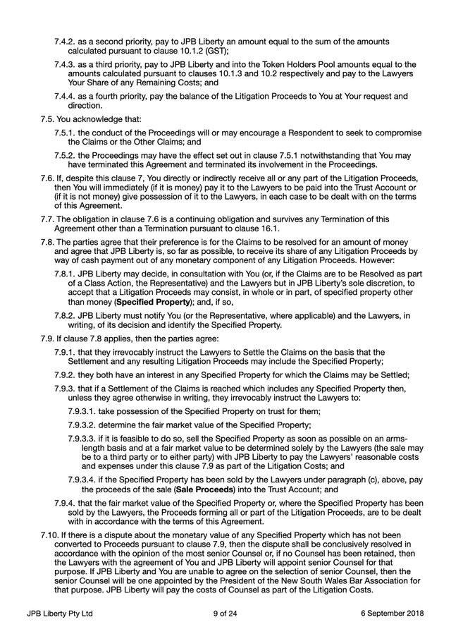 JPB Liberty Web 3.0 Litigation Funding Agreement Ver 1.12 9.jpeg