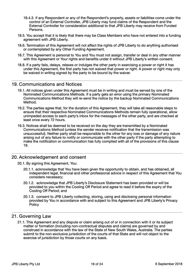 JPB Liberty Web 3.0 Litigation Funding Agreement Ver 1.12 18.jpeg