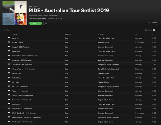 Ride Melbourne Setlist.png