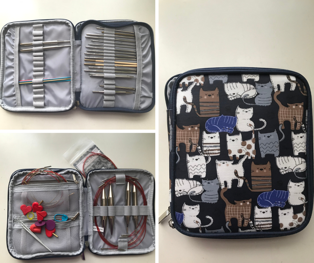 knitting case with interchangable needles