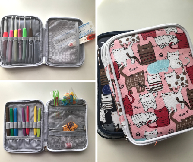 The most practical knitting and crochet cases, crochet hooks