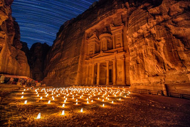 Petra under the Stars