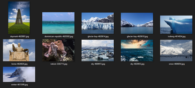 photo selection