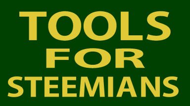 Tools for Steemians.jpg