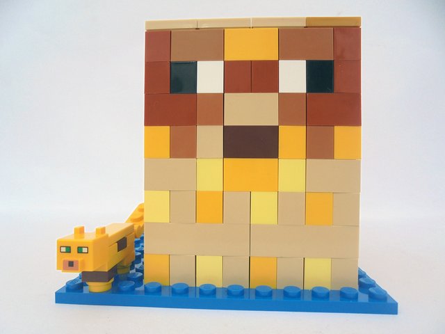 The Pufferfish Of Minecraft In Lego O Peixe Balao Do Minecraft Em Lego Steemit