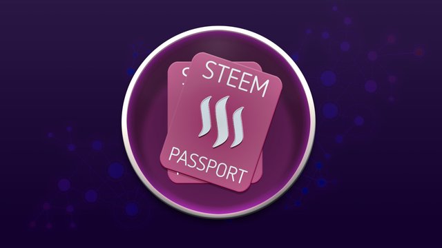 steem passport logo glass