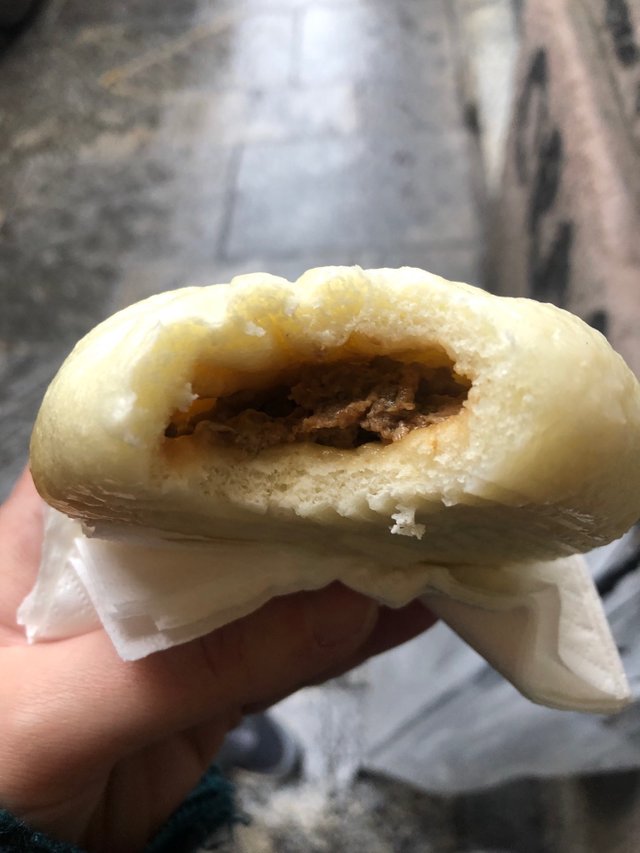 The stuffing of Bao, pork and love