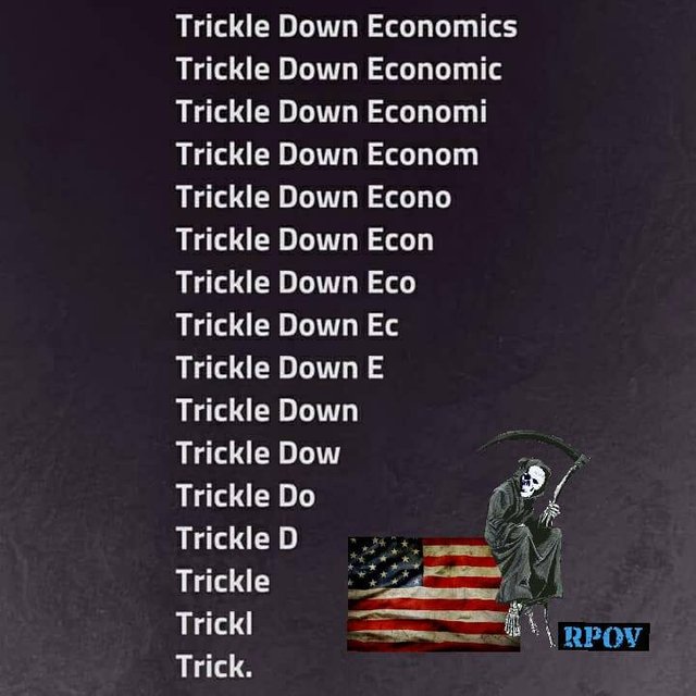trickle down trick