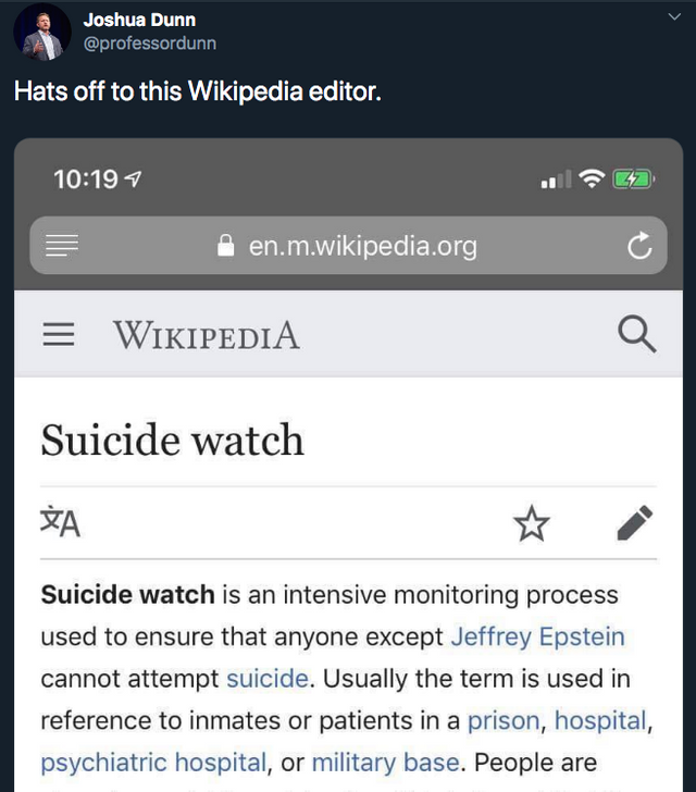 1  Joshua Dunn on Twitter   Hats off to this Wikipedia editor. https   t.co 6ti5a4pDnK    Twitter.png