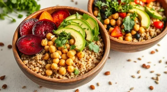 Colorful Beetroot Quinoa Bowl