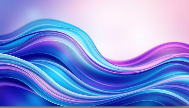 Free Abstract Blue and Purple Wave Background Stock Image