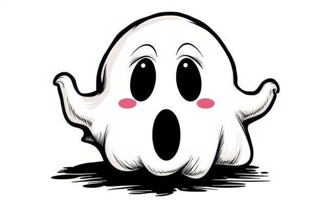 Cute Ghost Character