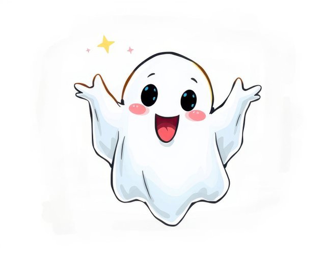 Cute Halloween Ghost