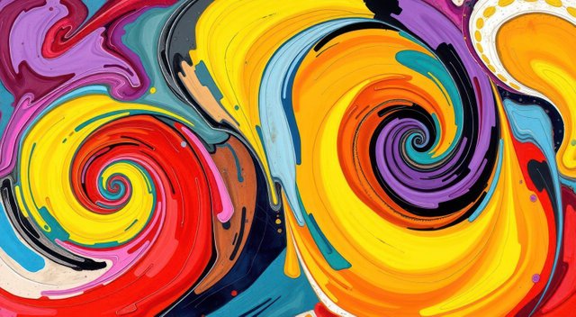 Colorful Abstract Swirls