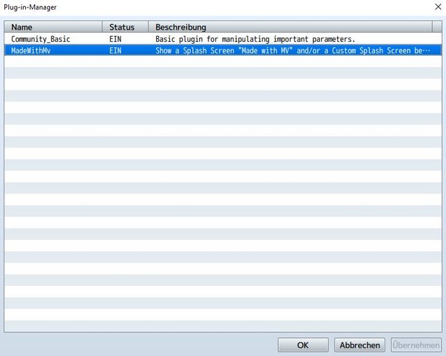 RPG Maker Plug-In-Manager