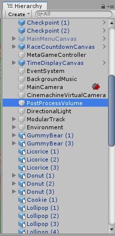 Unity PostProcess Volume