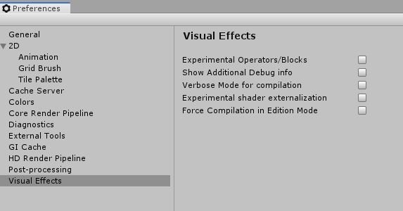 Visual Effects in Preferences